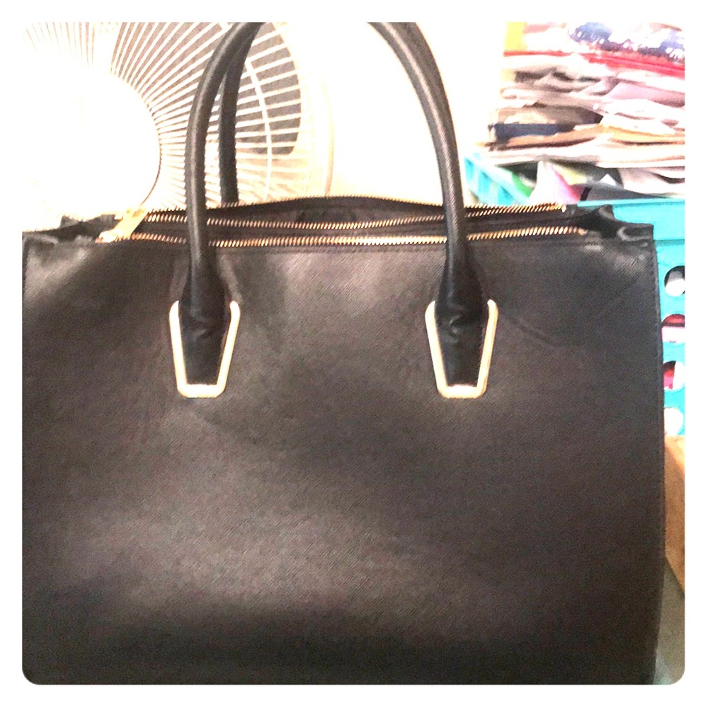 H&M black tote bag